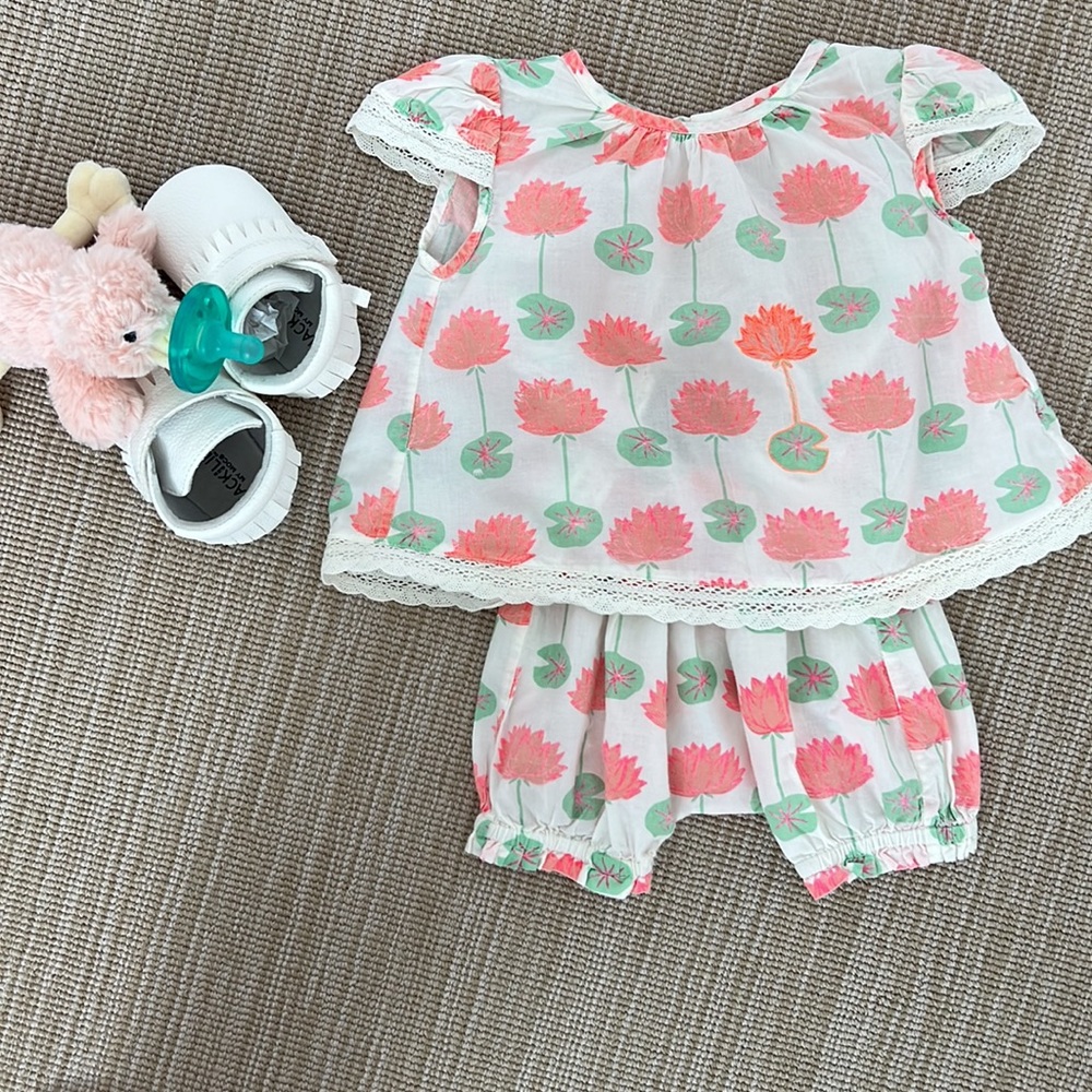Hive West Palm Beach | Almirah Matching Top & Bottom Set Size 3-6 month
